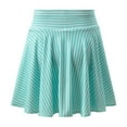 thumbnail image 1 of Kiijoy Girls Striped Running Tennis Skirt Casual Pull-On Pocket Sport Skorts, Sizes 3-16, 1 of 8