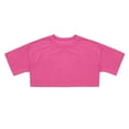 thumbnail image 1 of Kiijoy Girls Summer Solid Crop Top Casual Athletic Short Sleeve T-Shirt, Sizes 10-16, 1 of 3