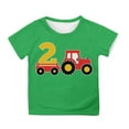 thumbnail image 1 of Kiijoy Graphic Tee for Boys Farm Tractor Print Short Sleeve T-Shirt, Sizes 3-13, 1 of 3