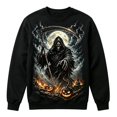 thumbnail image 1 of Kiijoy Halloween Kids Sweatshirt Boys Fashion Graphic Cozy Pullover, Black, Sizes 2-3T, 1 of 3
