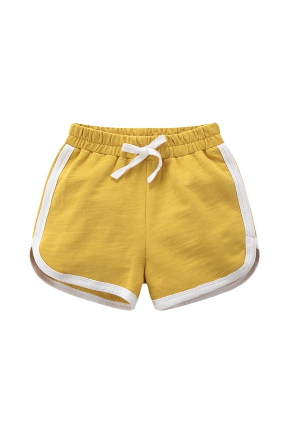 Boys Athletic Running Shorts Cotton Breathable Casual Shorts, Sizes 1-14