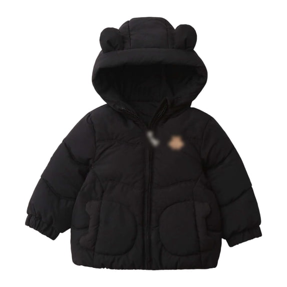 Kiijoy Boys Padded Jacket Winter Warm Hooded Puffer Coat Outerwear, Sizes 18-24M