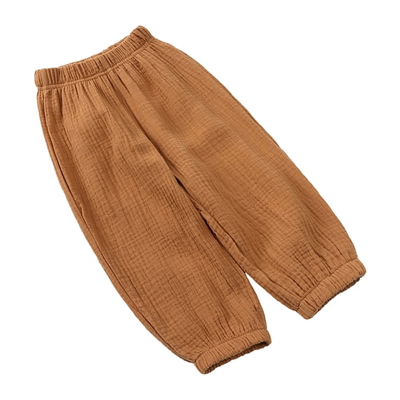 Kiijoy Infant Boys Summer Pants Casual Breathable Pull On Baggy Trousers, Sizes 18-24M