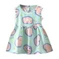 thumbnail image 1 of Kiijoy Infant Girls Cartoon Sleeveless Skater Dress Summer Casual Tank Dress, Sizes 18-24 Months, 1 of 3