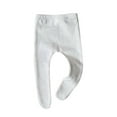 thumbnail image 1 of Kiijoy Infant Girls High Waist Pantyhose Knit Leggings Casual Cotton Tights, Sizes 9-12M, 1 of 4