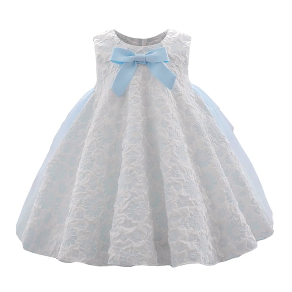 Kiijoy Infant Girls Lace Sleeveless Birthday Party Princess Dress Pageant Gown, Sizes 18-24 Months