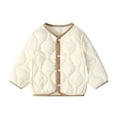 thumbnail image 1 of Kiijoy Girls Thermal Down Jacket Lightweight Children's Inner Down Coat, Sizes 12-24M, 1 of 8