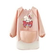 thumbnail image 1 of Kiijoy Kids Art Smock Cute Graphic Waterproof Long Sleeve Painting Apron, Sizes 12-15, 1 of 2