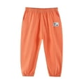 thumbnail image 1 of Kiijoy Kids Linen Pants Soft Slacks Pull On Loose Breathable Pants for Girls, Sizes 3-10, 1 of 3