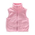 thumbnail image 1 of Kiijoy Little Boys Winter Vest Stand Up Collar Zipper Sleeveless Jacket, Sizes 5-6, 1 of 2