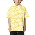 thumbnail image 1 of Kiijoy Little Boys Hawaii Beach Button-Down Shirt Summer Short Sleeve Shirt, Sizes 3-13, 1 of 3