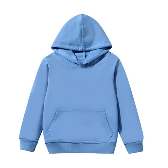 Kiijoy Little Boys Hoodie Cotton Casual Hooded Sweatshirt Pullover Shirt, Sizes 6-7