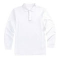 thumbnail image 1 of Kiijoy Little Boys Long Sleeve Polo Shirt Solid Color Undershirt School Uniform, Sizes 6-7, 1 of 6