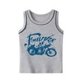 thumbnail image 1 of Kiijoy Little Boys Racerback Tank Top Summer Casual Sports Sleeveless Shirt, Sizes 1-13, 1 of 3