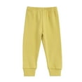 thumbnail image 1 of Kiijoy Little Girls Cotton Sleep Pants Casual Solid Loungewear Pants, Sizes 5-6, 1 of 2