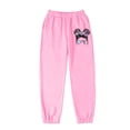 thumbnail image 1 of Kiijoy Little Girls Graphic Sweatpants Soft Relaxed Fit Active Jogger Pants, Sizes 5-6, 1 of 6