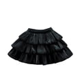 thumbnail image 1 of Kiijoy Little Girls Layered Tutu Skirt Solid Party A Line Princess Skirt, Sizes 5-6, 1 of 5