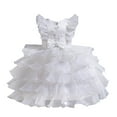 thumbnail image 1 of Kiijoy Little Girls Ruffle Layered Princess Dress Pageant Birthday Party Dress, Sizes 3-9, 1 of 8