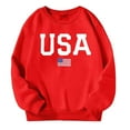 thumbnail image 1 of Kiijoy Little Girls Sweatshirt Letter Print Crew Neck Pullover Sweatshirts, Sizes 5-6, 1 of 3