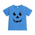 thumbnail image 1 of Kiijoy Little Girls T Shirt Halloween Pumpkin T-Shirt Kids Short Sleeve Tshirt, Sizes 6-7, 1 of 4