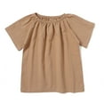 thumbnail image 1 of Kiijoy Little Girls T-Shirt Solid Plain Short Sleeved T Shirt, Sizes 5-6Y, 1 of 5
