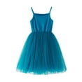 thumbnail image 1 of Kiijoy Little Girls Tutu Dress Solid Color Strap Sleeveless Dress Tulle Princess Dresses, 1 of 4