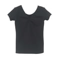 thumbnail image 1 of Kiijoy Little Girls V Neck Short Sleeve T-Shirt Solid Casual Sports T Shirt, Sizes 5-6, 1 of 2