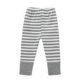 thumbnail image 1 of Kiijoy Boys Striped Leggings Cotton Soft High Rise Pants for Kids, Sizes 0-6M, 1 of 3