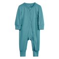 thumbnail image 1 of Kiijoy Baby Romper Cotton Zipper Long Sleeve Sleeper Jumpsuit, Sizes 0-24M, 1 of 4