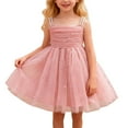 thumbnail image 1 of Kiijoy Sparkly Sequin Tutu Dress for Girls Sleeveless Ruched Princess Dress, Sizes 3-8, 1 of 8