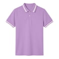 thumbnail image 1 of Kiijoy Summer Boys Short Sleeve Polo Shirt Casual Turn Down Collar Shirt Top, Sizes 3-14, 1 of 4