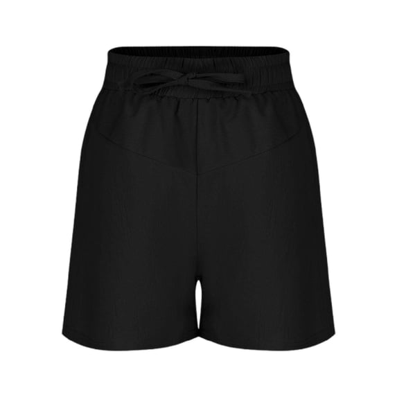 Kiijoy Summer Girls Casual Linen Shorts Lightweight Loose Comfortable Shorts, Sizes 3-14