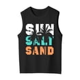thumbnail image 1 of Kiijoy Summer Girls Tank Top Beach Letter Graphic Lightweight Sleeveless Tops, Sizes 2-15, 1 of 5