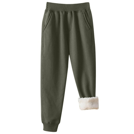 Kiijoy Sweatpants for Boys and Girls Fleece Lined Jogger Pants Casual Trousers, Sizes 4-5