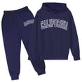 thumbnail image 1 of Kiijoy Sweatsuit for Boys California Print Unisex Kids Hoodie Sweatpants Set, Sizes 11-12, 1 of 5