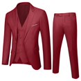 thumbnail image 1 of Kiijoy Teen Boys Formal Suit Blazer Waistcoat Pants Wedding Party Outfits, Sizes 17-18, 1 of 2