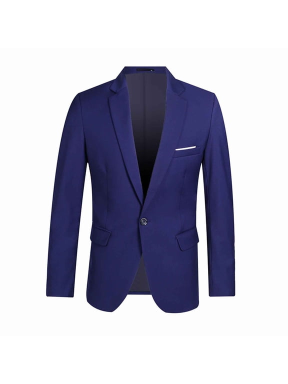 Boys Suit Jacket Single Formal Wedding Blazer Coat, Sizes 14-15