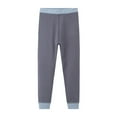 thumbnail image 1 of Kiijoy Teen Boys Thermal Pants Soft Warm Sleep Pants Layer Underwear Pants, Sizes 14-16, 1 of 2
