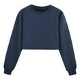 thumbnail image 1 of Kiijoy Girls Fall Sweatshirt Unisex Casual Sports Crew Neck Pullover Top, Sizes 14-15, 1 of 4