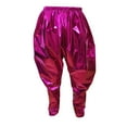 thumbnail image 1 of Kiijoy Teen Girls Metallic Harem Dance Pants Loose Fit Hop Dancewear, Sizes 13-14, 1 of 6