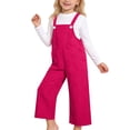 thumbnail image 1 of Kiijoy Girls Overalls Straight Leg Relaxed Fit Strap Jumpsuit with Pockets, Sizes 15-16, 1 of 3
