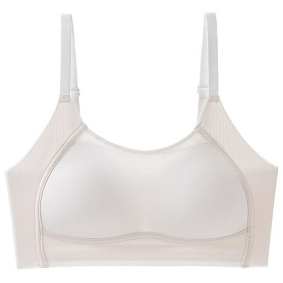 Kiijoy Teen Girls Seamless Sports Bra Wireless Padded Bralette Underwear, Sizes 17-18