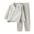 thumbnail image 1 of Kiijoy Teen Girls Sleepwear Long Sleeve Outfit Cotton Cozy Loungewear Set, Sizes 1-17, 1 of 5