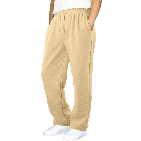 Kiijoy Sweatpants Elastic Waist Relaxed Fit Active Jogger Pants, Sizes 15-16