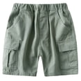 thumbnail image 1 of Kiijoy Toddler Boy's Cargo Shorts Casual Pull-On Shorts Lightweight Summer Shorts, Sizes 4-5T, 1 of 2