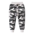 thumbnail image 1 of Kiijoy Toddler Boys Jogger Pants Kids Casual Athletic Cotton Sweatpants, Grey, 1 of 6