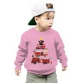 thumbnail image 1 of Kiijoy Toddler Boys Christmas Sweatshirt Graphic Long Sleeved Crewneck Pullover Top For Kids, 1 of 3