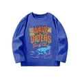 thumbnail image 1 of Kiijoy Toddler Boys Cotton Long Sleeve T Shirt Fall Casual Crew Neck T-Shirt, Sizes 2-3, 1 of 4