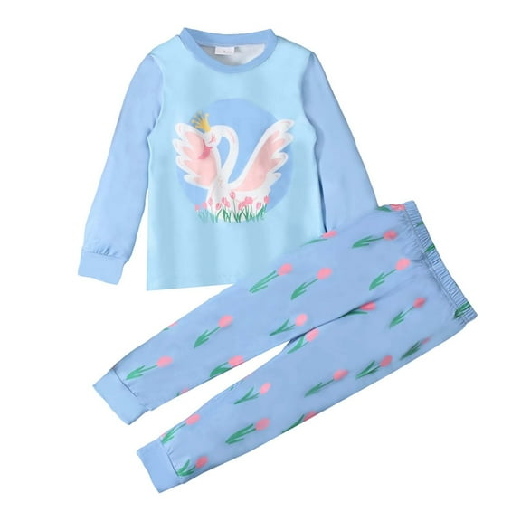 Kiijoy Toddler Boys Dinosaur Print Long Sleeved T Shirt   Pants Pajamas Comfy Sleepwear Set