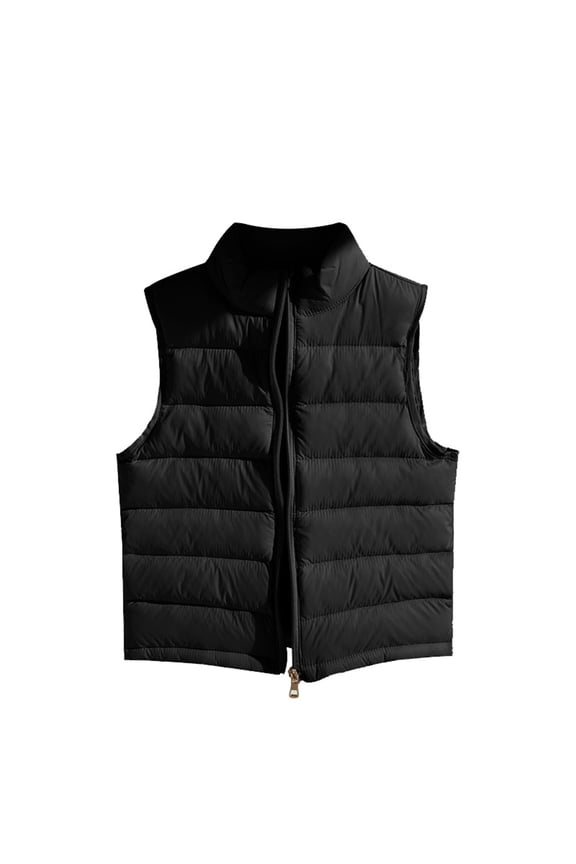 Toddler Boys Down Vest Lightweight Sleeveless Winter Padded Jacket, Sizes 2-3